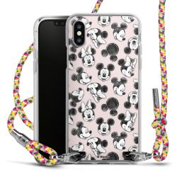 New Carry Case Transparent Stoff colourful/silber