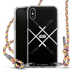 New Carry Case Transparent Stoff colourful/silber