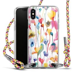 Carry Case Transparent Fabric colourful