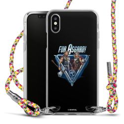 New Carry Case Transparent Stoff colourful/silber