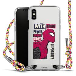 New Carry Case Transparent Stoff colourful/silber