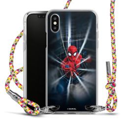 New Carry Case Transparent Stoff colourful/silber