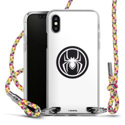 New Carry Case Transparent Stoff colourful/silber