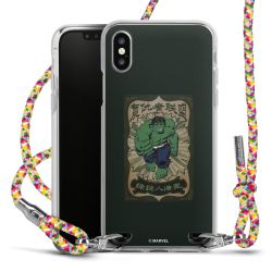 New Carry Case Transparent Stoff colourful/silber