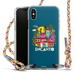 New Carry Case Transparent Stoff colourful/silber