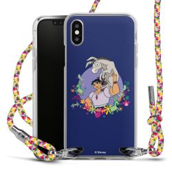 New Carry Case Transparent Stoff colourful/silber