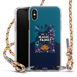 New Carry Case Transparent Stoff colourful/silber