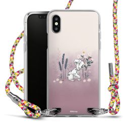 New Carry Case Transparent Stoff colourful/silber