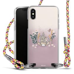 New Carry Case Transparent Stoff colourful/silber