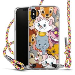 New Carry Case Transparent Stoff colourful/silber