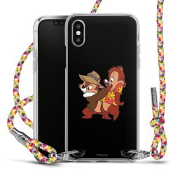 New Carry Case Transparent Stoff colourful/silber