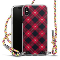 New Carry Case Transparent Stoff colourful/silber