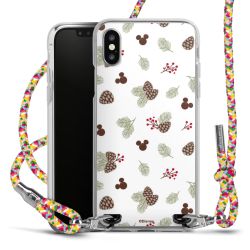 New Carry Case Transparent Stoff colourful/silber