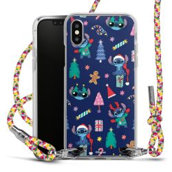 New Carry Case Transparent Stoff colourful/silber