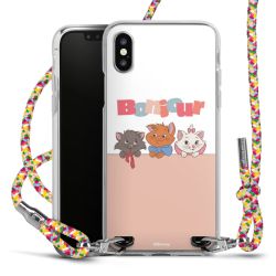 New Carry Case Transparent Stoff colourful/silber