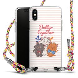 New Carry Case Transparent Stoff colourful/silber