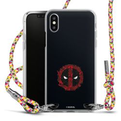 New Carry Case Transparent Stoff colourful/silber