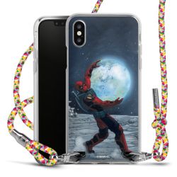 New Carry Case Transparent Stoff colourful/silber