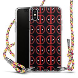 New Carry Case Transparent Stoff colourful/silber