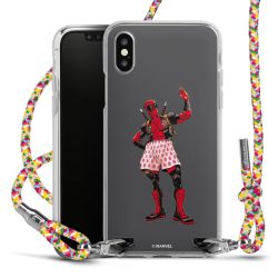 New Carry Case Transparent Stoff colourful/silber