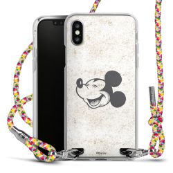 New Carry Case Transparent Stoff colourful/silber