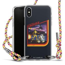 New Carry Case Transparent Stoff colourful/silber