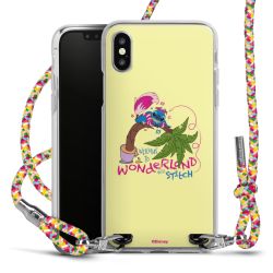 New Carry Case Transparent Stoff colourful/silber