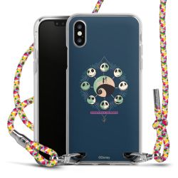 New Carry Case Transparent Stoff colourful/silber