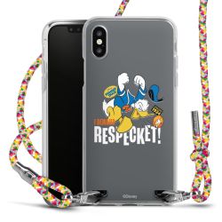 New Carry Case Transparent Stoff colourful/silber