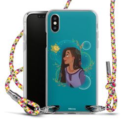 New Carry Case Transparent Stoff colourful/silber