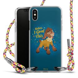 New Carry Case Transparent Stoff colourful/silber