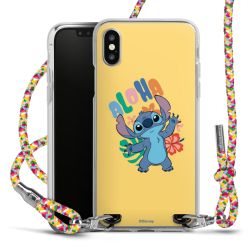 New Carry Case Transparent Stoff colourful/silber