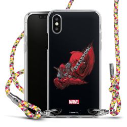 New Carry Case Transparent Stoff colourful/silber