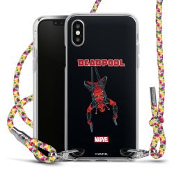 New Carry Case Transparent Stoff colourful/silber