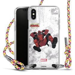 New Carry Case Transparent Stoff colourful/silber