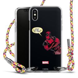 New Carry Case Transparent Stoff colourful/silber