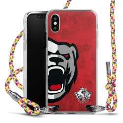 New Carry Case Transparent Stoff colourful/silber