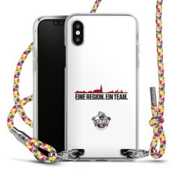 New Carry Case Transparent Stoff colourful/silber