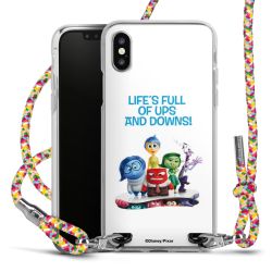 New Carry Case Transparent Stoff colourful/silber