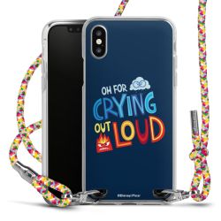 New Carry Case Transparent Stoff colourful/silber