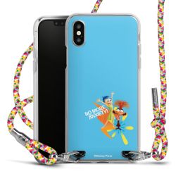 New Carry Case Transparent Stoff colourful/silber