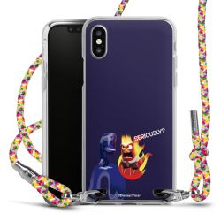 New Carry Case Transparent Stoff colourful/silber