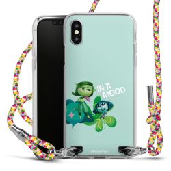 New Carry Case Transparent Stoff colourful/silber