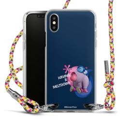 New Carry Case Transparent Stoff colourful/silber