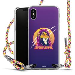 New Carry Case Transparent Stoff colourful/silber