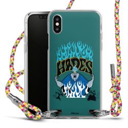 New Carry Case Transparent Stoff colourful/silber