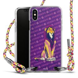 New Carry Case Transparent Stoff colourful/silber