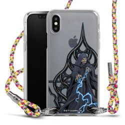 New Carry Case Transparent Stoff colourful/silber