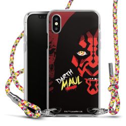 New Carry Case Transparent Stoff colourful/silber