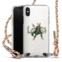 New Carry Case Transparent Stoff colourful/silber